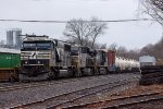 EDSA (East Deerfield to Sanvel) waits for clearance at Moores